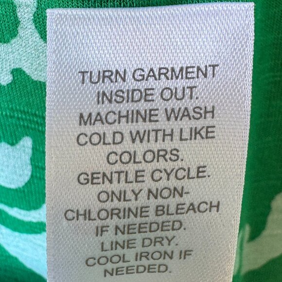 EUC J. Jill Green Sleeveless Floral Print Maxi Dress in Women's Large Petite - Picture 10 of 10